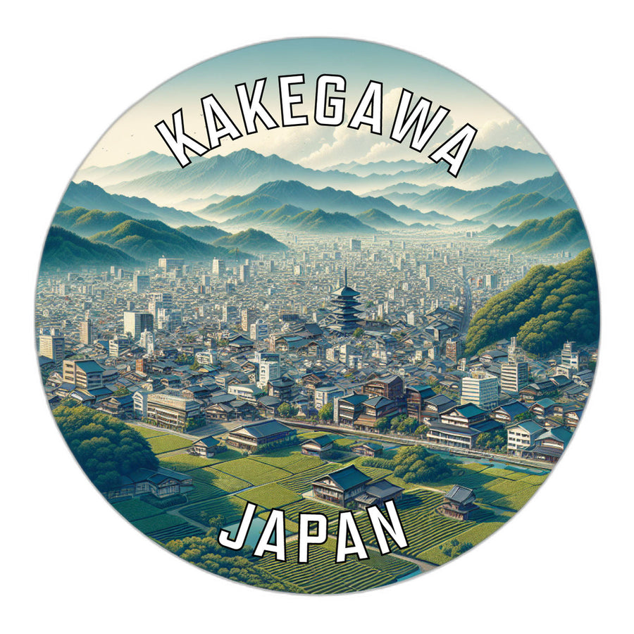 Kakegawa Japan Souvenir Die Cut Flat Magnet Image 1