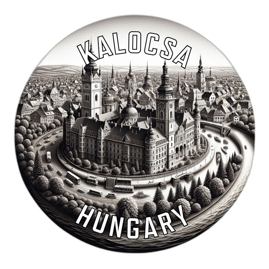 Kalocsa Hungary Souvenir Die Cut Flat Magnet Image 1