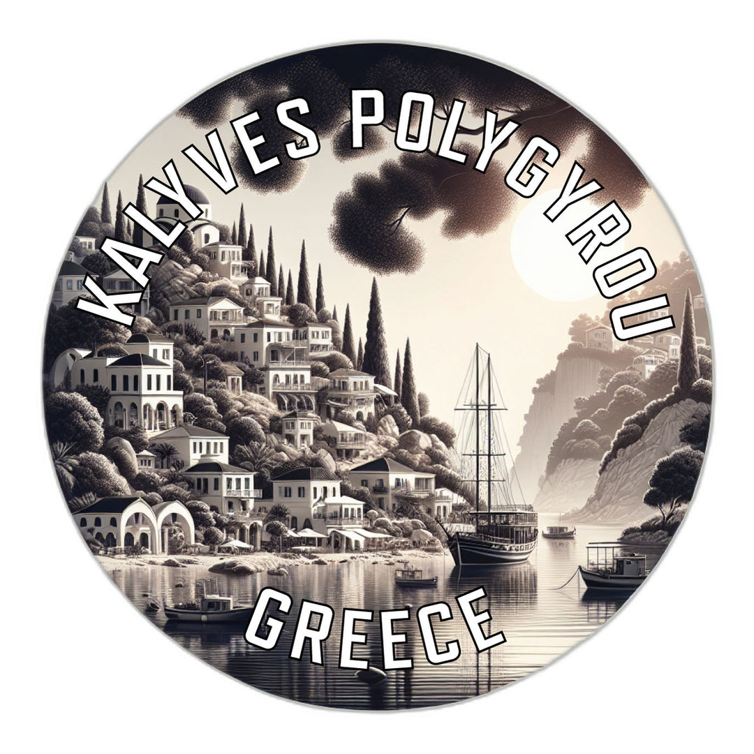 Kalyves Polygyrou Greece Souvenir Die Cut Flat Magnet Image 1