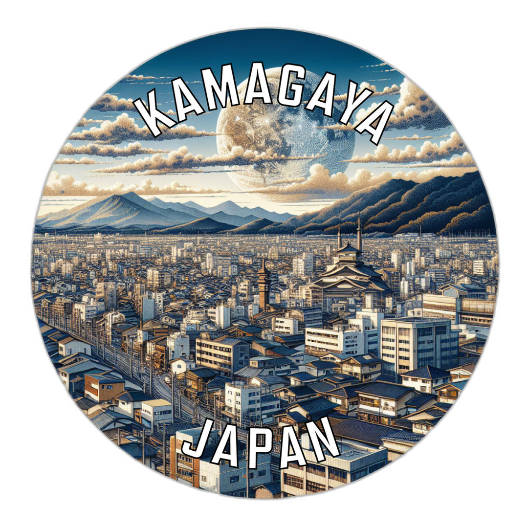 Kamagaya Japan Souvenir Die Cut Flat Magnet Image 1