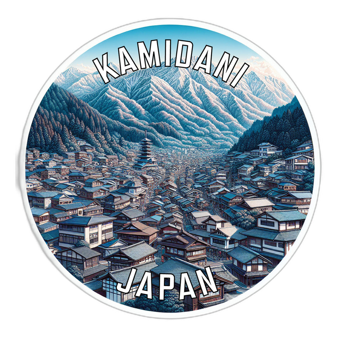 Kamidani Japan Souvenir Die Cut Flat Magnet Image 1