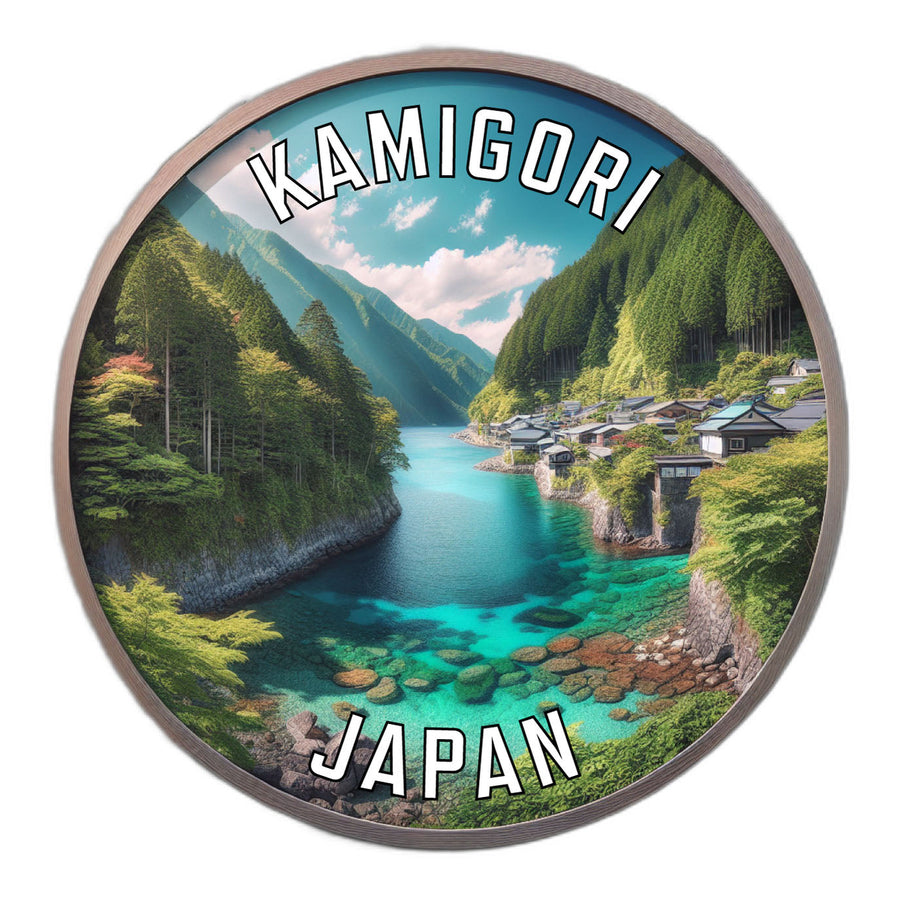 Kamigori Japan Souvenir Die Cut Flat Magnet Image 1