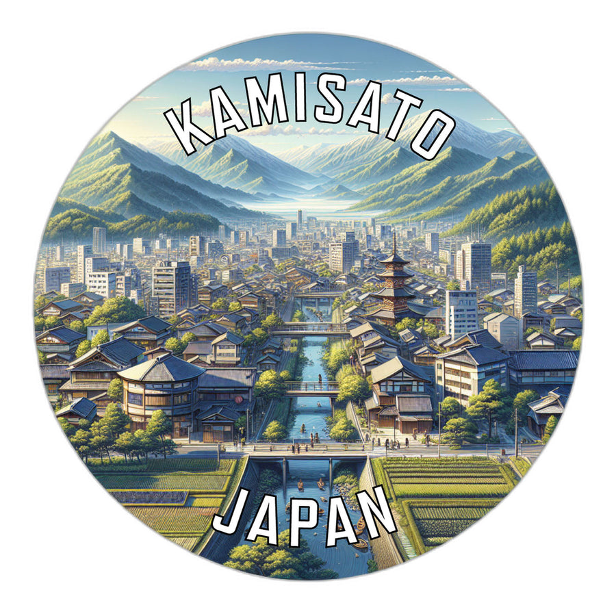 Kamisato Japan Souvenir Die Cut Flat Magnet Image 1