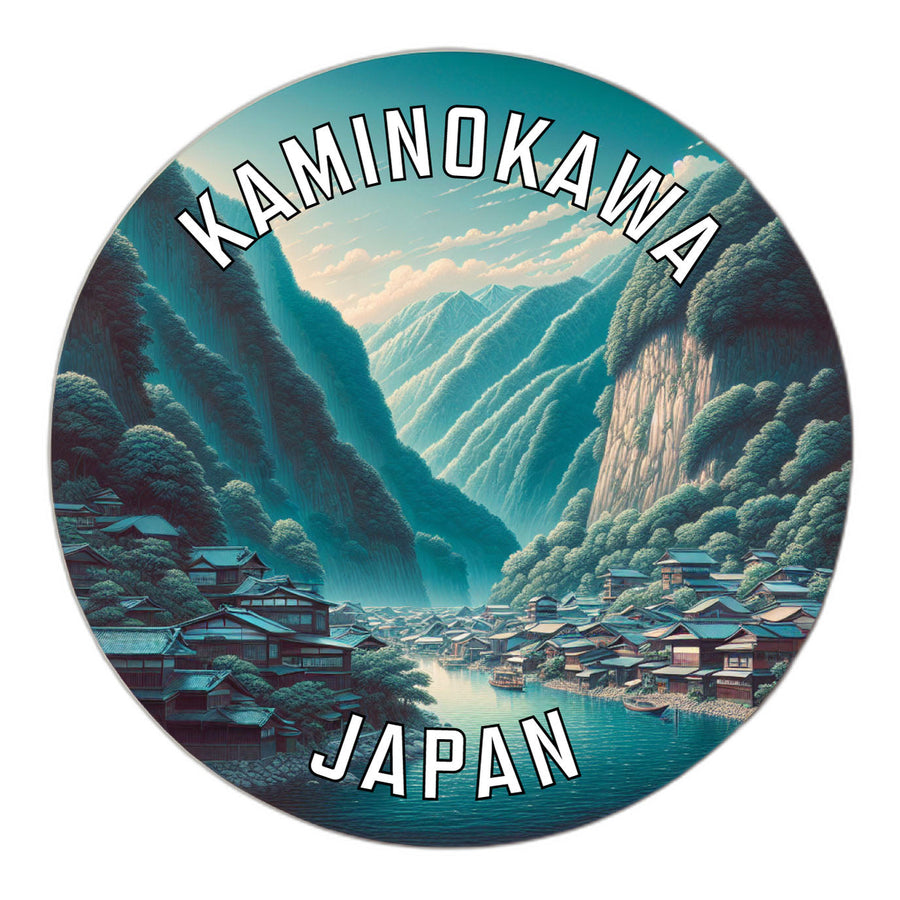 Kaminokawa Japan Souvenir Die Cut Flat Magnet Image 1