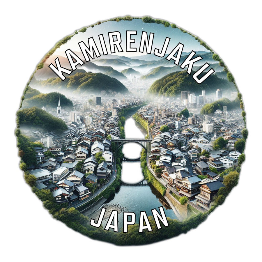 Kamirenjaku Japan Souvenir Die Cut Flat Magnet Image 1