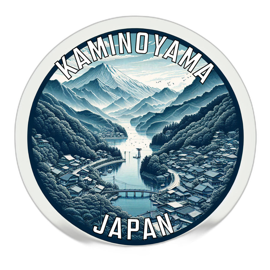 Kaminoyama Japan Souvenir Die Cut Flat Magnet Image 1