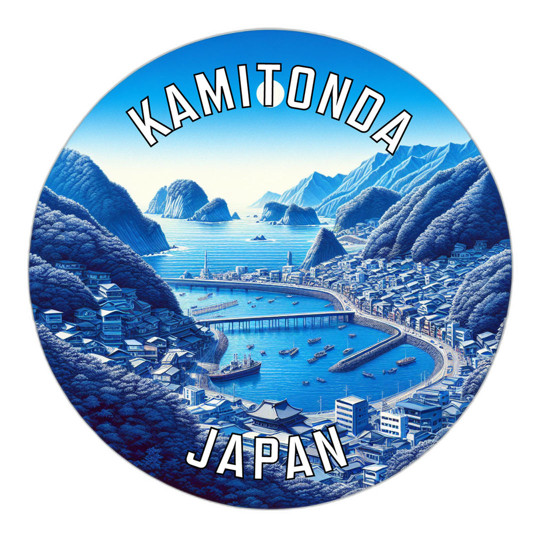 Kamitonda Japan Souvenir Die Cut Flat Magnet Image 1