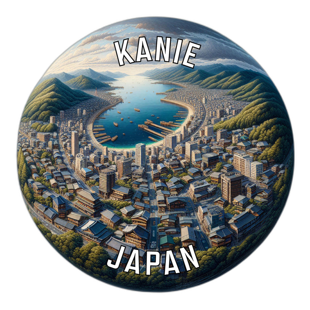 Kanie Japan Souvenir Die Cut Flat Magnet Image 1