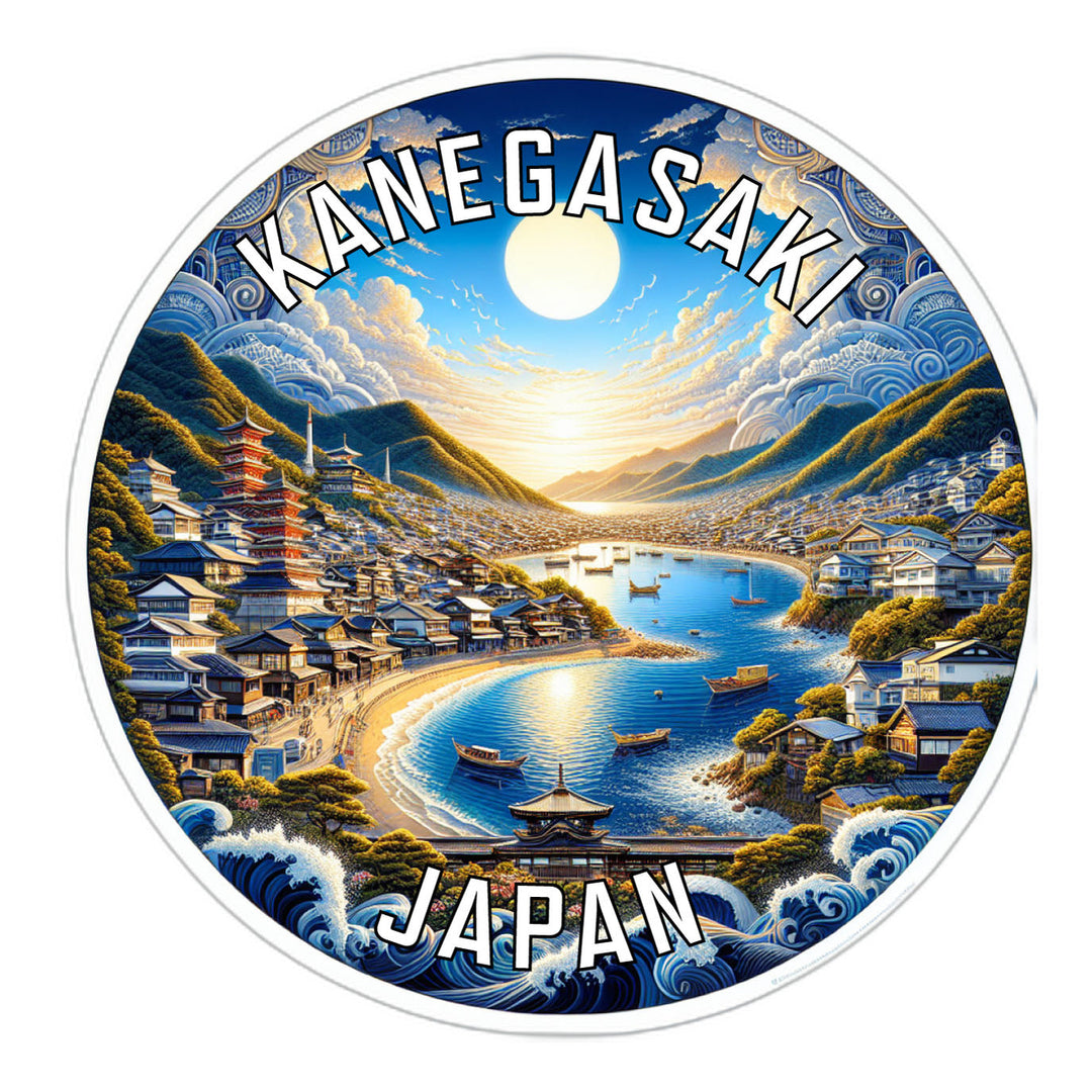 Kanegasaki Japan Souvenir Die Cut Flat Magnet Image 1