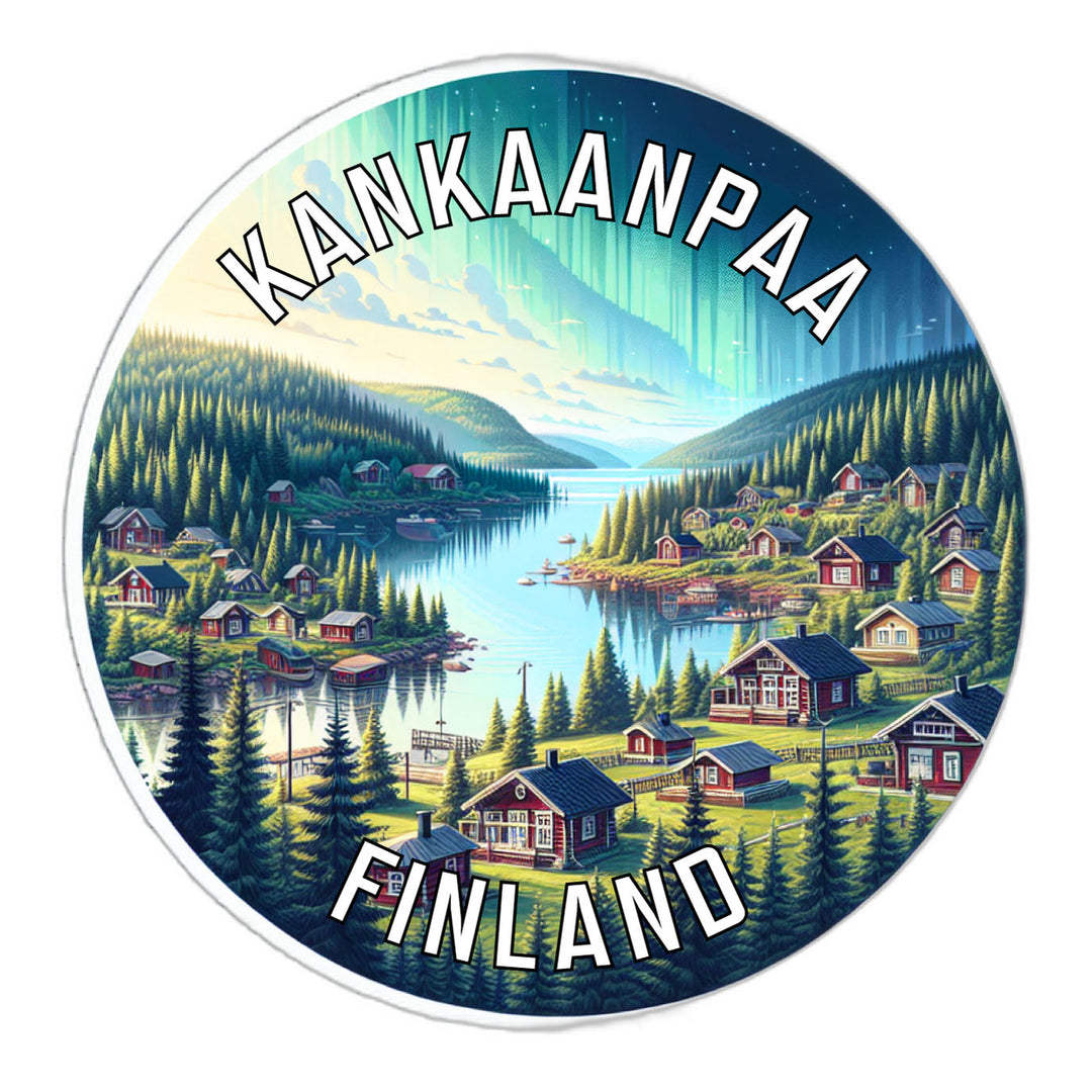 Kankaanpaa Finland Souvenir Die Cut Flat Magnet Image 1