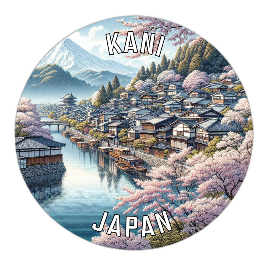 Kani Japan Souvenir Die Cut Flat Magnet Image 1