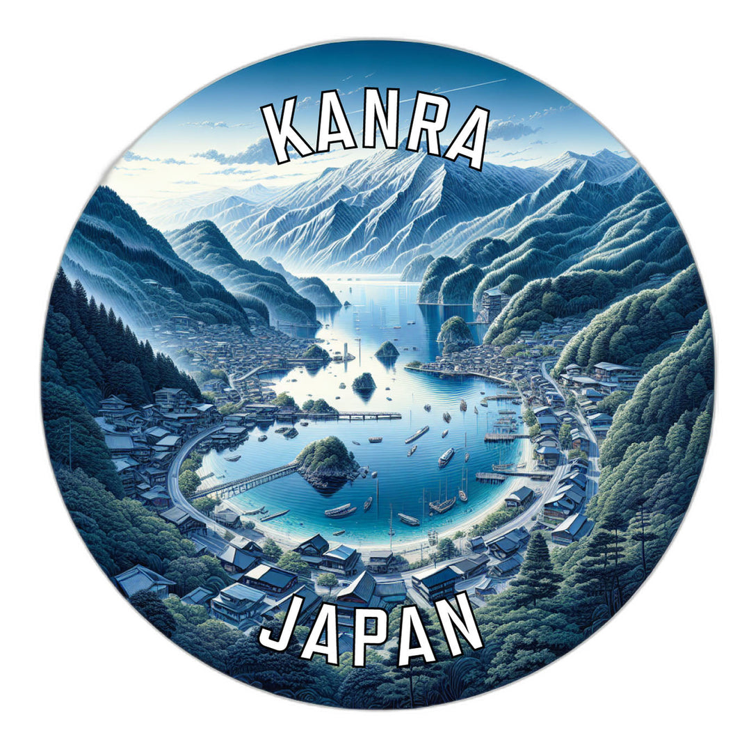 Kanra Japan Souvenir Die Cut Flat Magnet Image 1