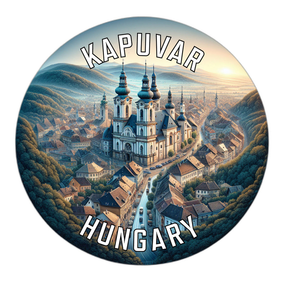 Kapuvar Hungary Souvenir Die Cut Flat Magnet Image 1