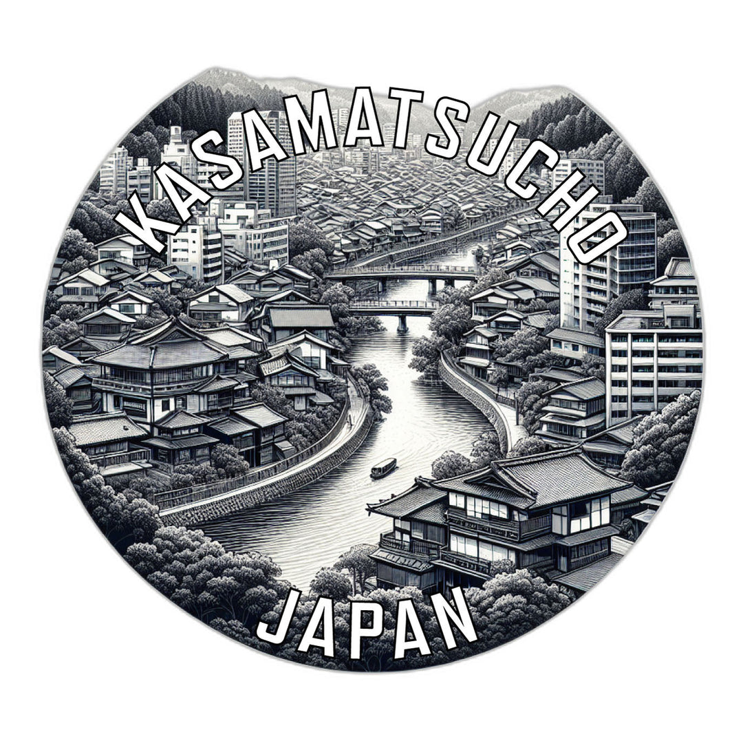 Kasamatsucho Japan Souvenir Die Cut Flat Magnet Image 1