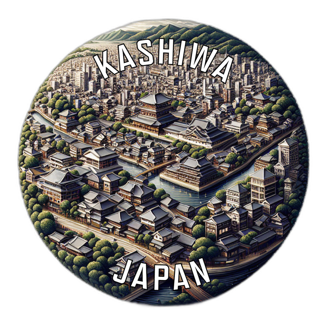 Kashiwa Japan Souvenir Die Cut Flat Magnet Image 1