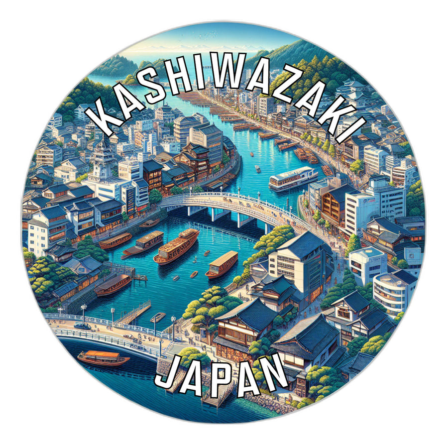 Kashiwazaki Japan Souvenir Die Cut Flat Magnet Image 1