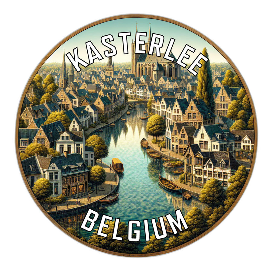 Kasterlee Belgium Souvenir Die Cut Flat Magnet Image 1