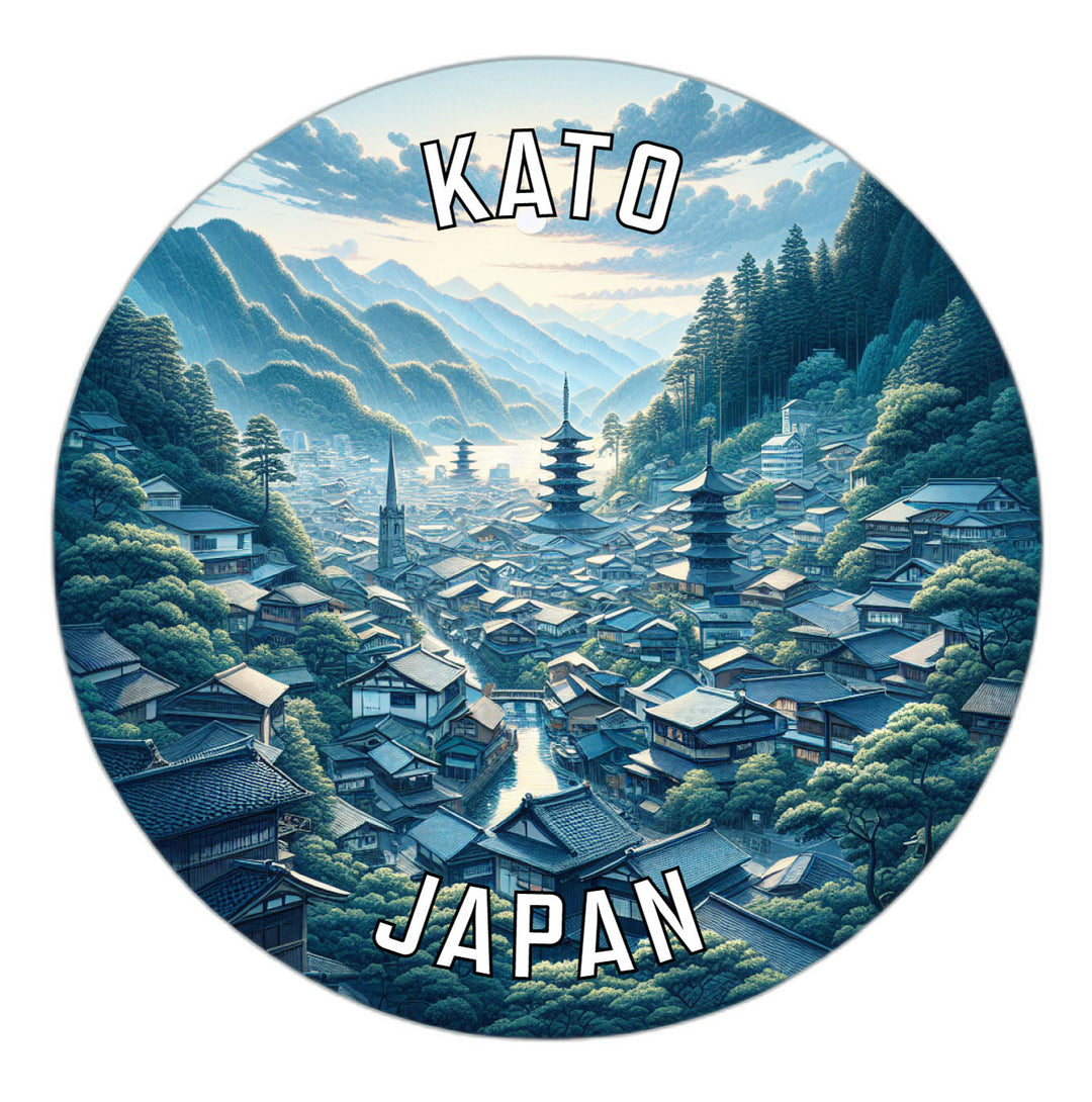 Kato Japan Souvenir Die Cut Flat Magnet Image 1