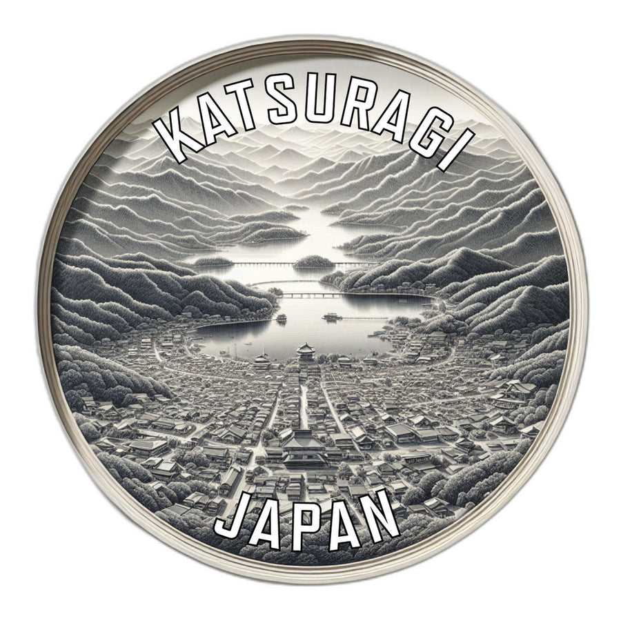 Katsuragi Japan Souvenir Die Cut Flat Magnet Image 1