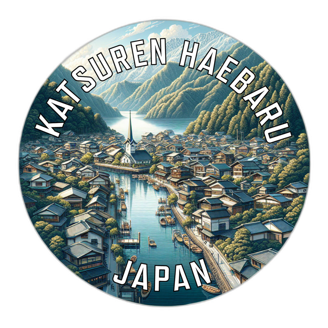 Katsuren haebaru Japan Souvenir Die Cut Flat Magnet Image 1