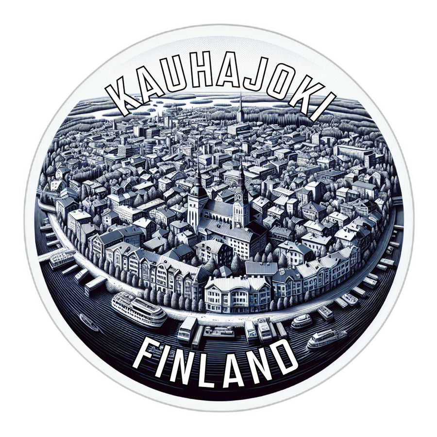 Kauhajoki Finland Souvenir Die Cut Flat Magnet Image 1