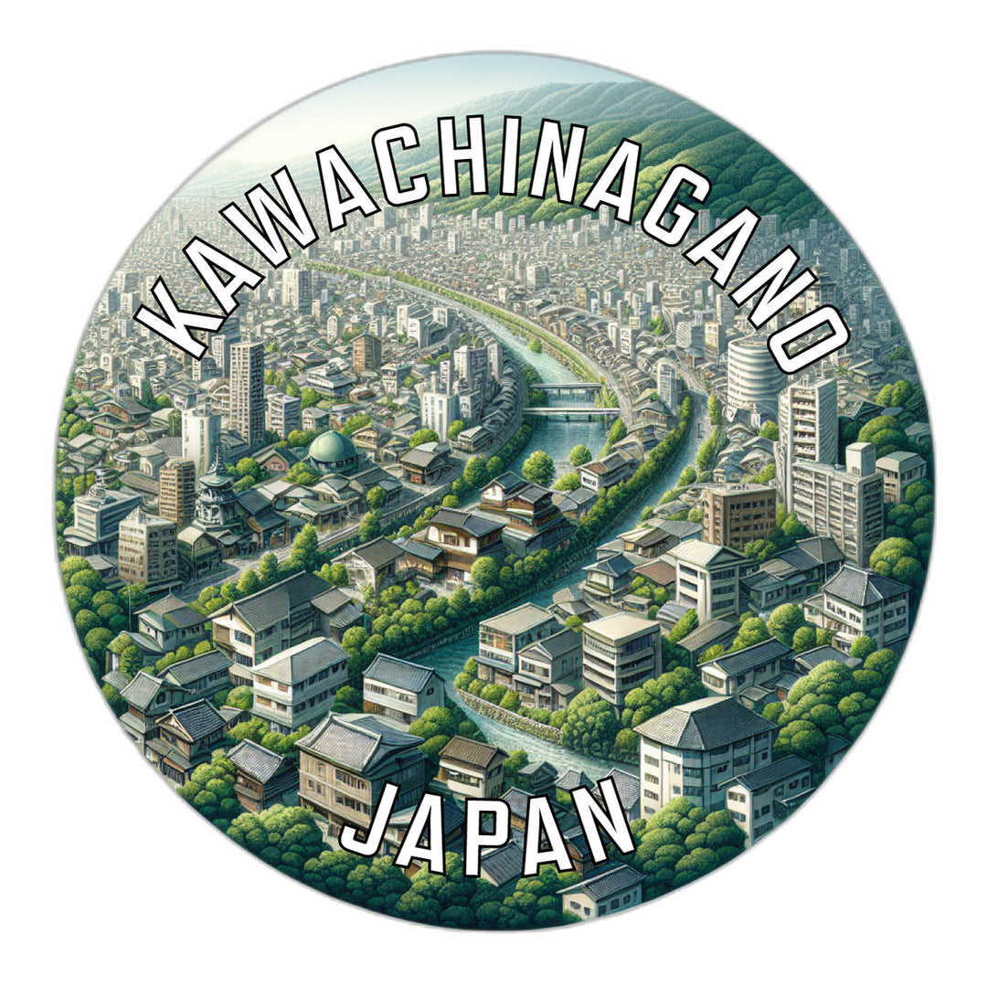 Kawachinagano Japan Souvenir Die Cut Flat Magnet Image 1