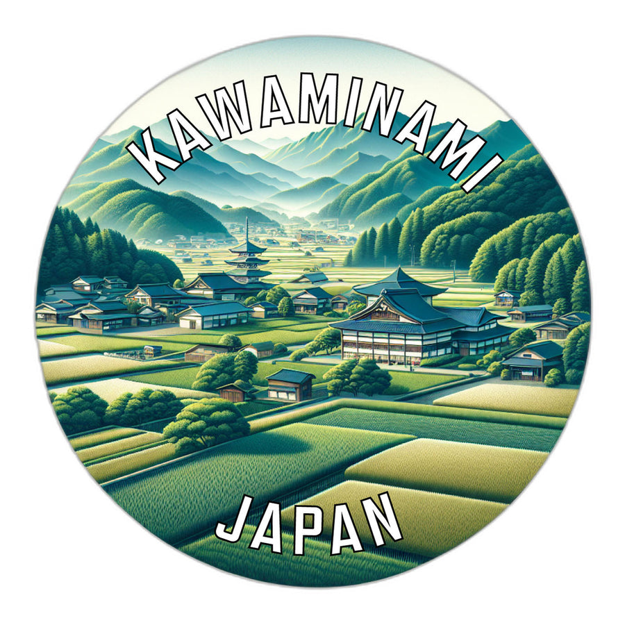 Kawaminami Japan Souvenir Die Cut Flat Magnet Image 1