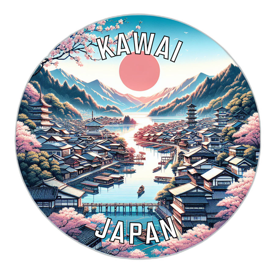 Kawai Japan Souvenir Die Cut Flat Magnet Image 1