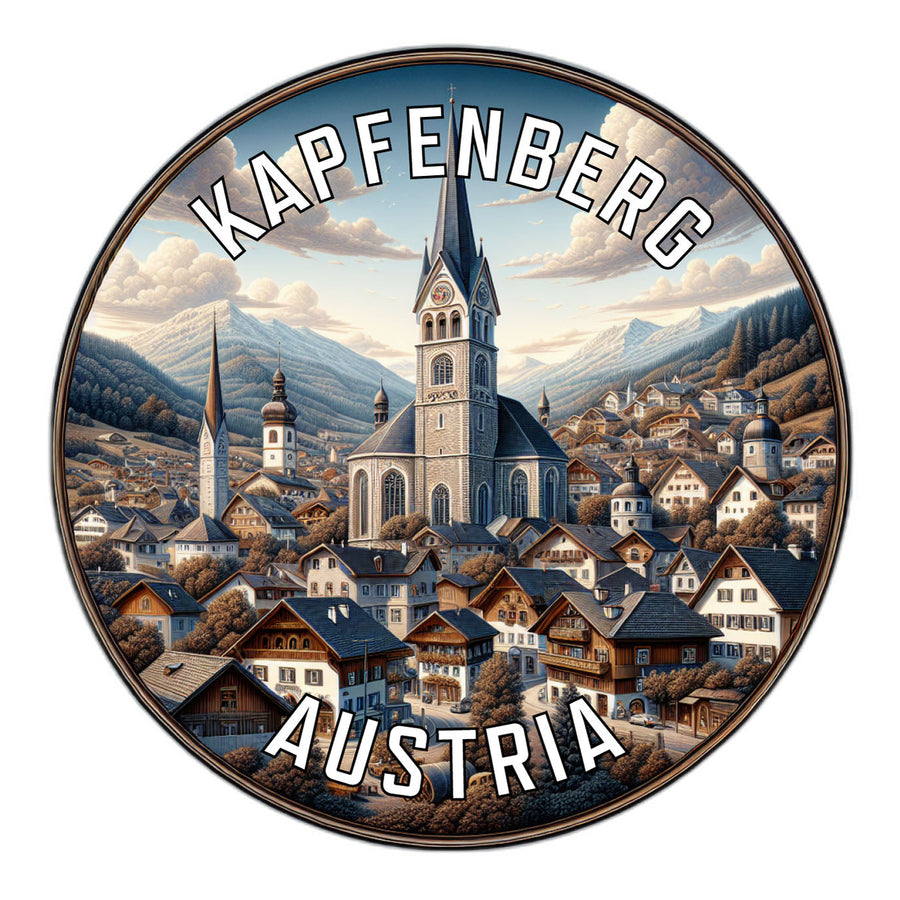 Kapfenberg Austria Souvenir Die Cut Flat Magnet Image 1