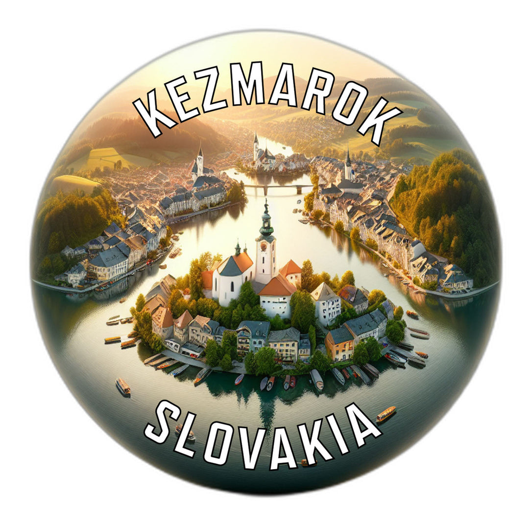 Kezmarok Slovakia Souvenir Die Cut Flat Magnet Image 1