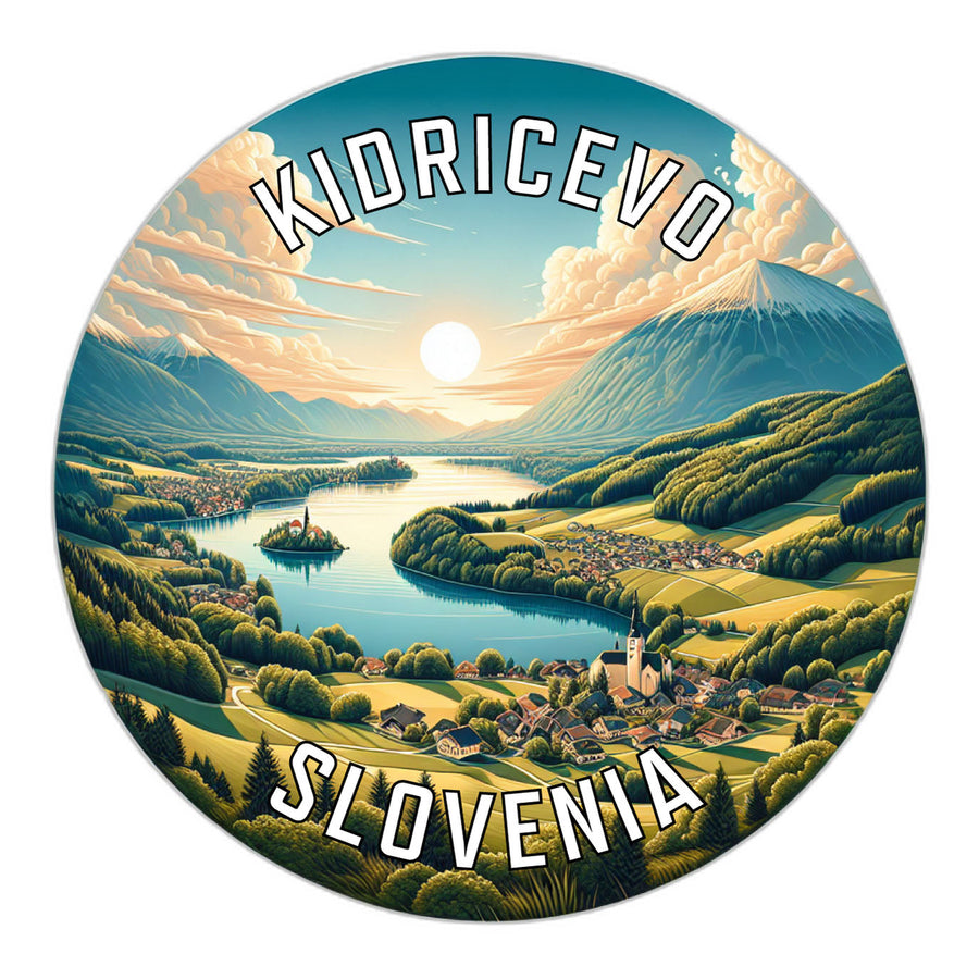 Kidricevo Slovenia Souvenir Die Cut Flat Magnet Image 1