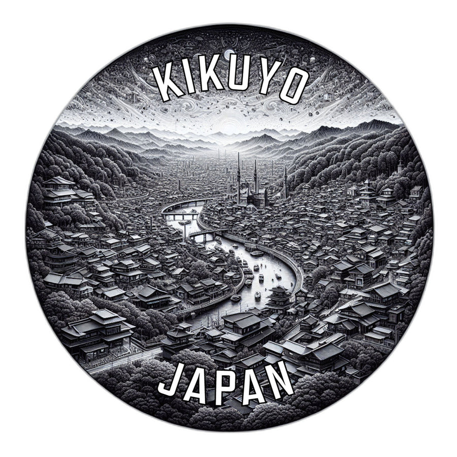 Kikuyo Japan Souvenir Die Cut Flat Magnet Image 1