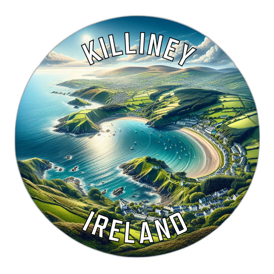 Killiney Ireland Souvenir Die Cut Flat Magnet Image 1