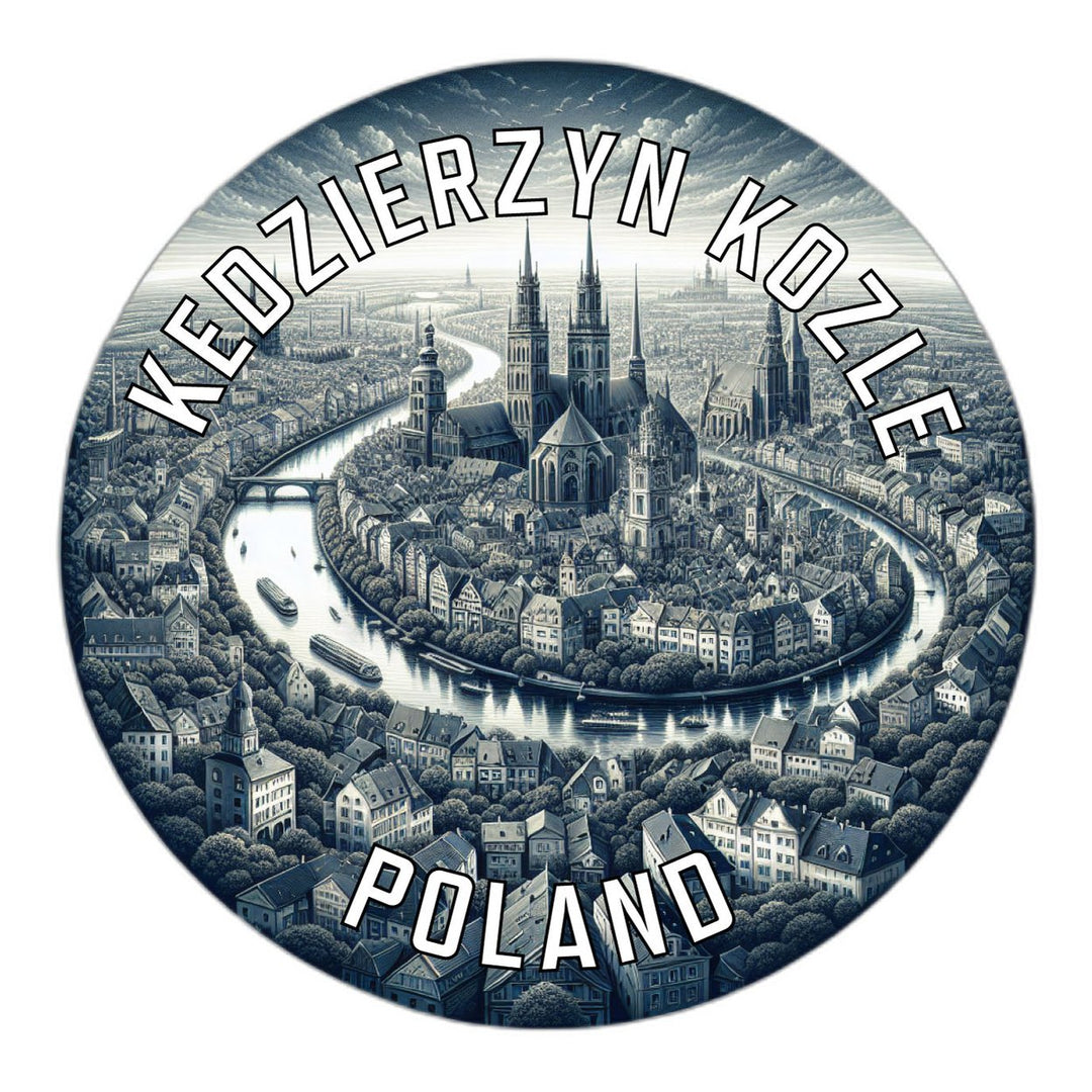 Kedzierzyn Kozle Poland Souvenir Die Cut Flat Magnet Image 1