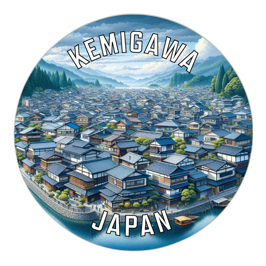 Kemigawa Japan Souvenir Die Cut Flat Magnet Image 1