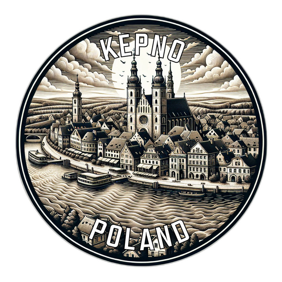 Kepno Poland Souvenir Die Cut Flat Magnet Image 1