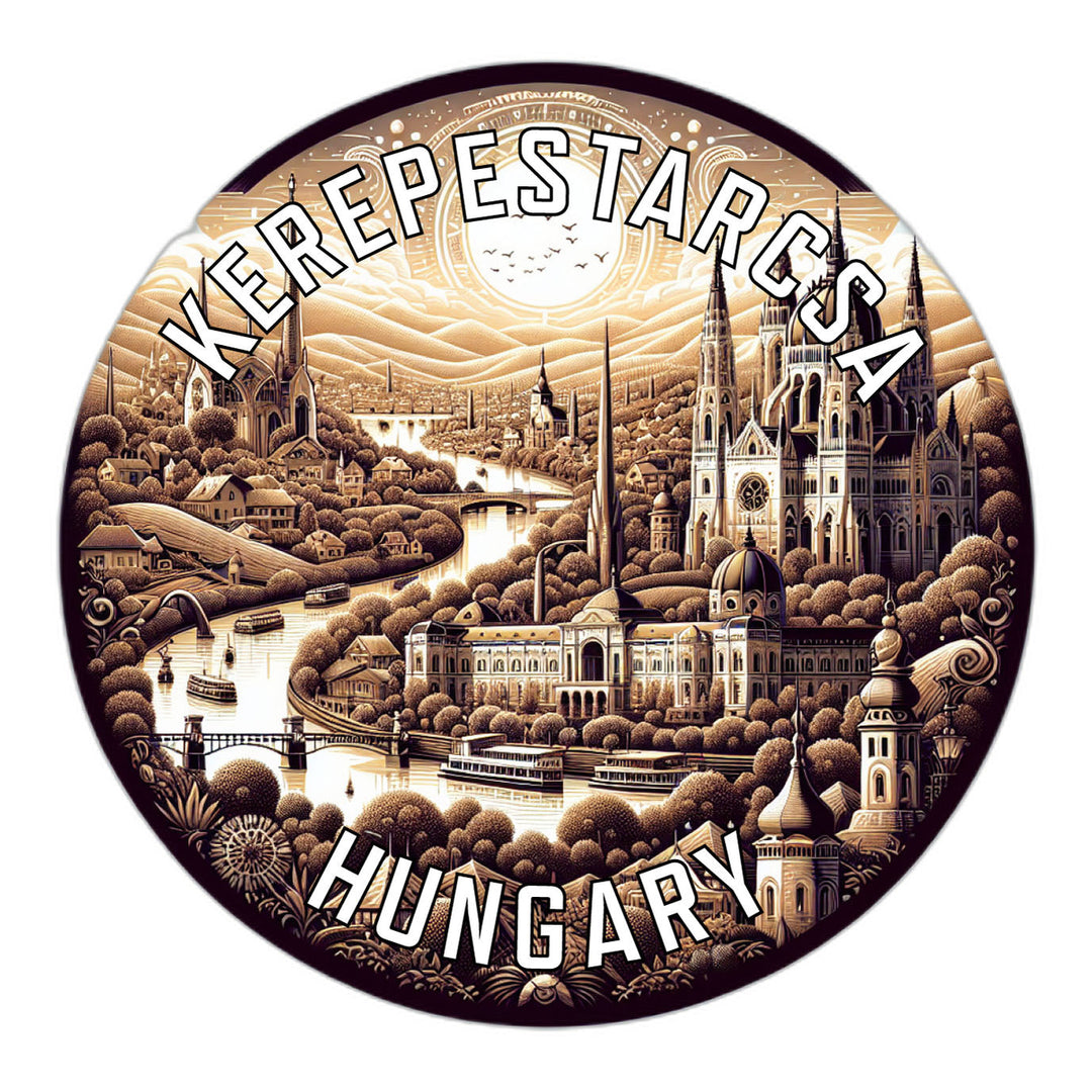 Kerepestarcsa Hungary Souvenir Die Cut Flat Magnet Image 1