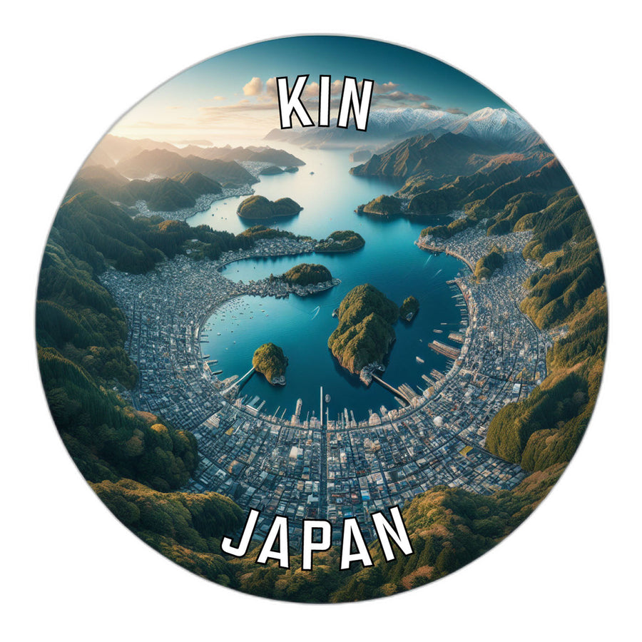 Kin Japan Souvenir Die Cut Flat Magnet Image 1