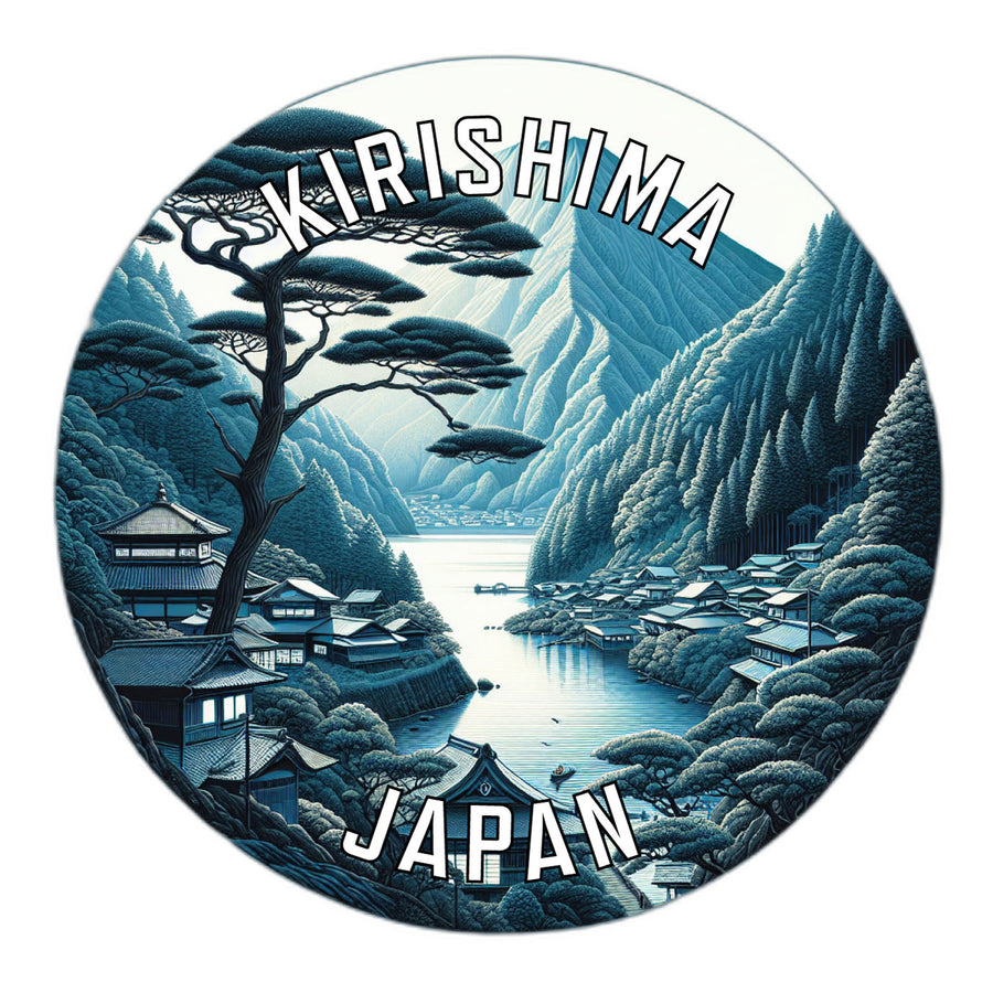 Kirishima Japan Souvenir Die Cut Flat Magnet Image 1