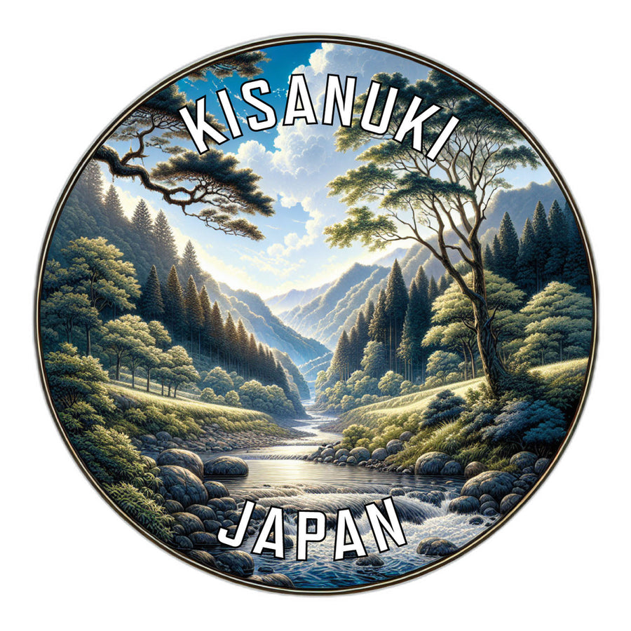 Kisanuki Japan Souvenir Die Cut Flat Magnet Image 1