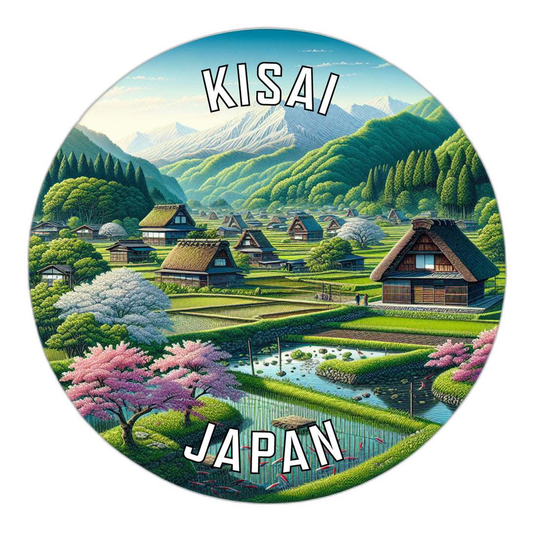 Kisai Japan Souvenir Die Cut Flat Magnet Image 1