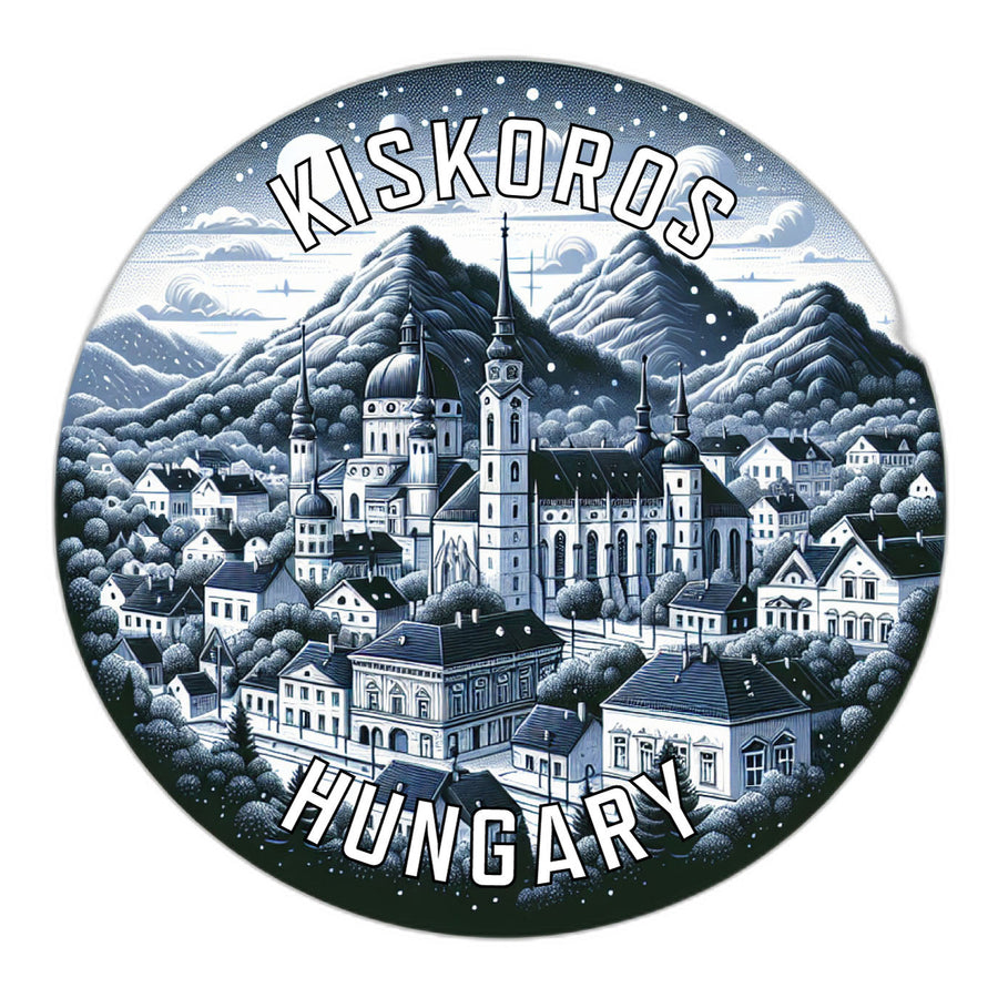 Kiskoros Hungary Souvenir Die Cut Flat Magnet Image 1