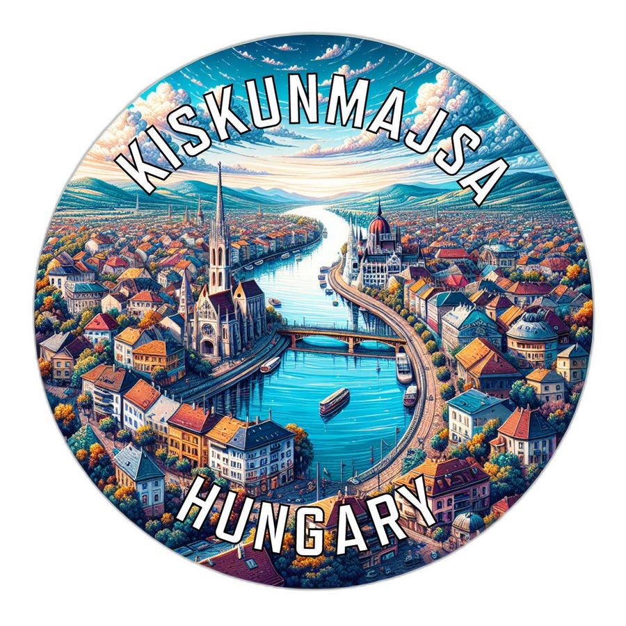 Kiskunmajsa Hungary Souvenir Die Cut Flat Magnet Image 1