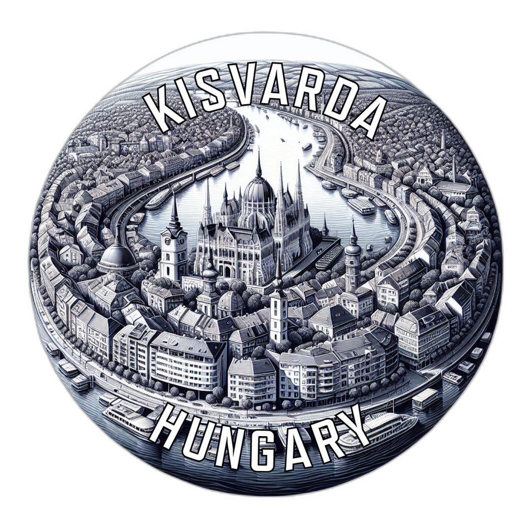 Kisvarda Hungary Souvenir Die Cut Flat Magnet Image 1