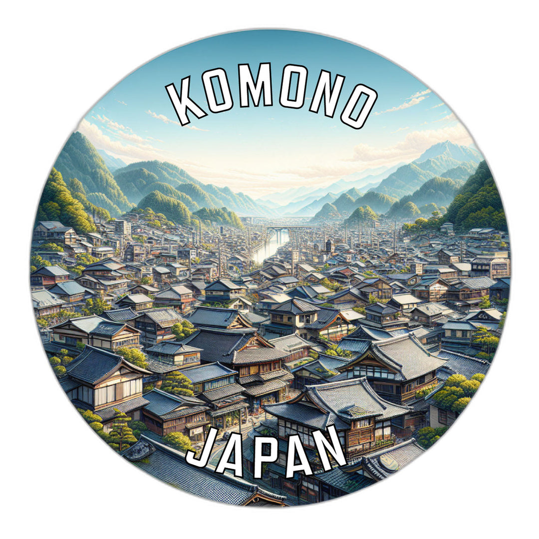 Komono Japan Souvenir Die Cut Flat Magnet Image 1