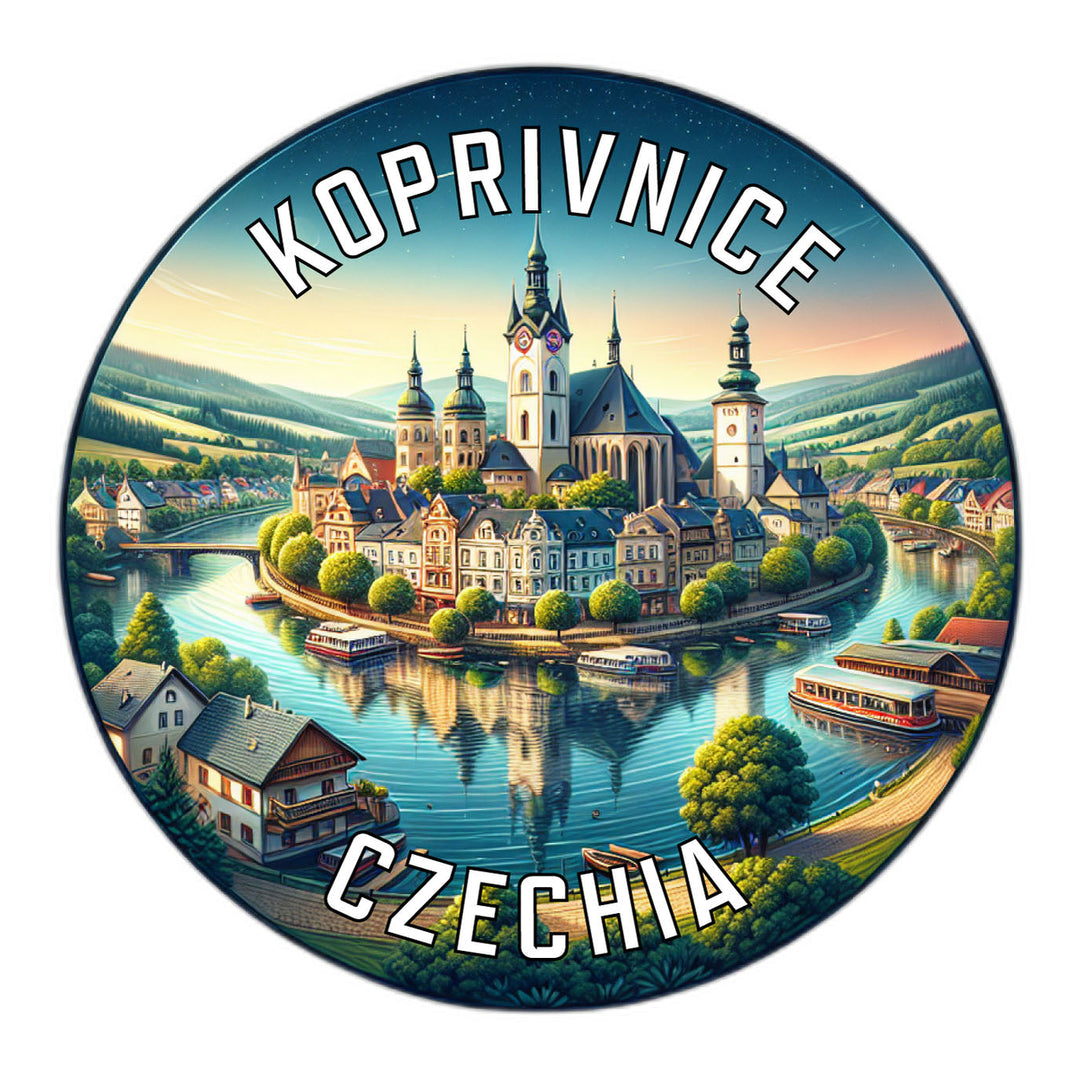 Koprivnice Czechia Souvenir Die Cut Flat Magnet Image 1