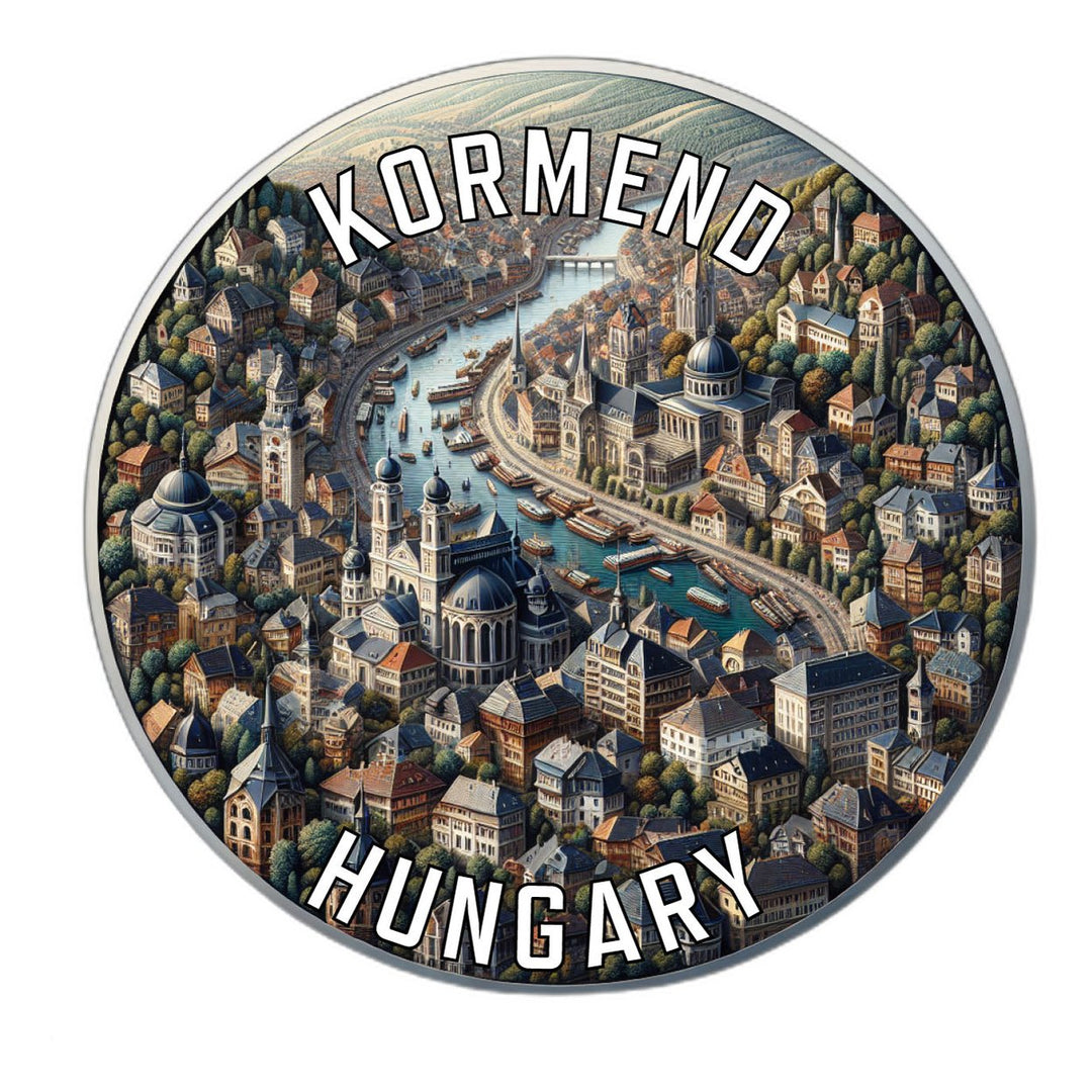 Kormend Hungary Souvenir Die Cut Flat Magnet Image 1