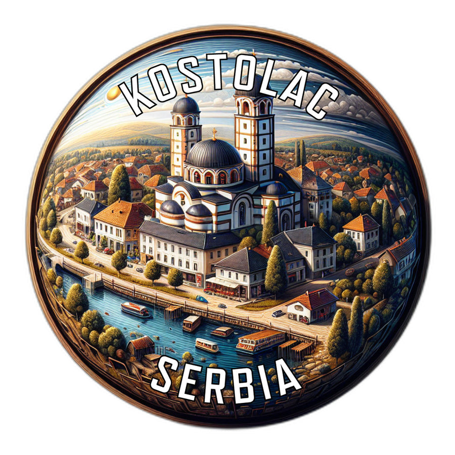 Kostolac Serbia Souvenir Die Cut Flat Magnet Image 1