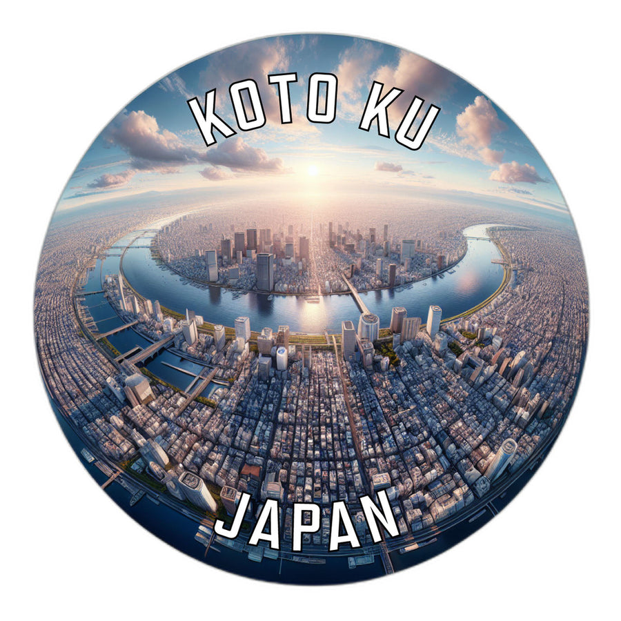 Koto ku Japan Souvenir Die Cut Flat Magnet Image 1