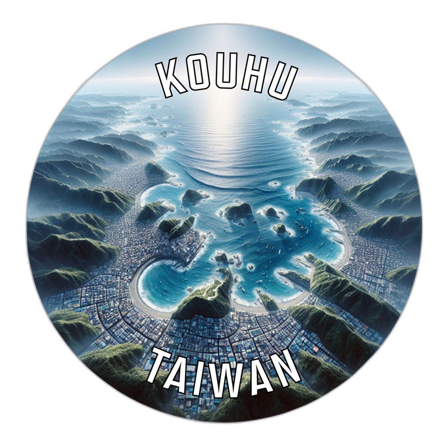 Kouhu Taiwan Souvenir Die Cut Flat Magnet Image 1